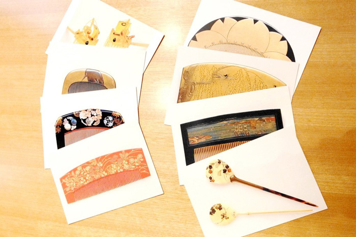 乃井櫛かんざしコレクションオリジナルはがき 寄贈記念展 澤乃井櫛かんざしコレクション-美を継ぐ- 細見美術館 ARTCUBE SHOP