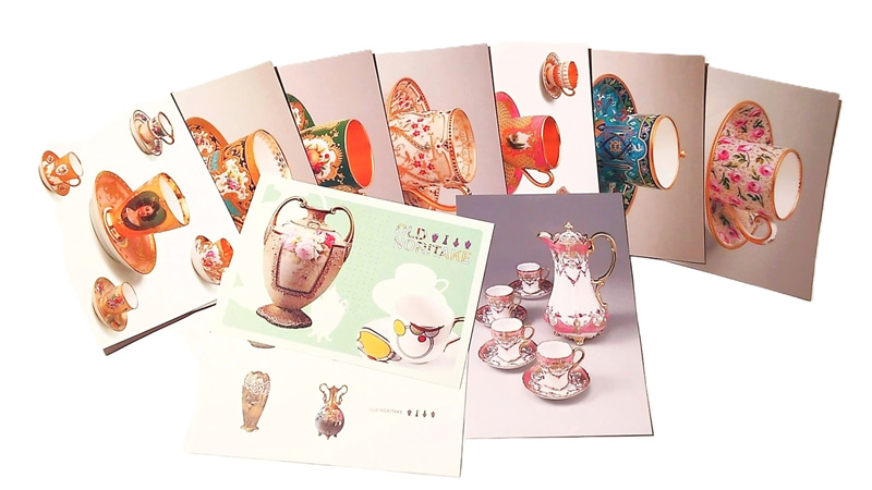 ポストカードブック「麗しきオールドノリタケ －大賀コレクションより－」 2 月１日までの期間限定価格 妃たちのオーダーメイド セーヴル フランス宮廷の磁器 細見美術館 ARTCUBE SHOP