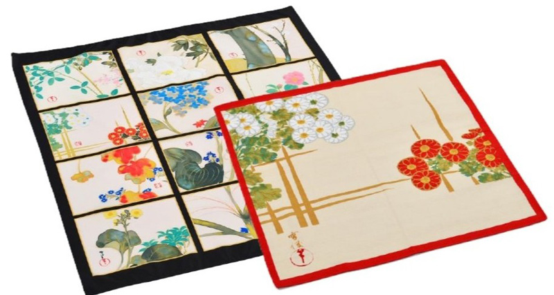 神坂雪佳 草花十二ヶ月 細見コレクション 琳派風呂敷 細見美術館 ARTCUBE SHOP