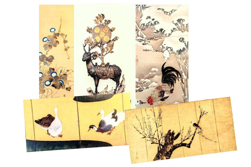 九州国立博物館 特別展「若冲、琳派、京の美術－きらめきの細見コレクション－」 ワイドポストカード 細見美術館 ARTCUBE SHOP
